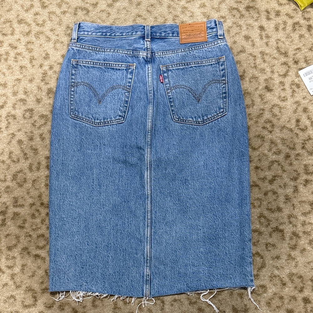 Levi's Classic Blue Denim Skirt